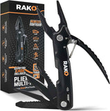 RAK Multitool Pen - Multi-Tool Pens, LED Light, Flathead, Phillips Screwdrivers, Level, Ruler, Bottle Opener, and Stylus. Cool Gadgets Gifts for Men, Dad, EDC Pen Tool, Gift-Ready Box, Pack of 2