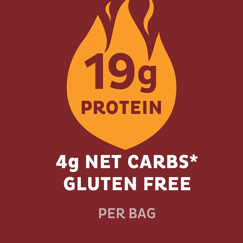 Quest Nutrition BBQ Protein Chips, 19g protein, 4g net carbs, gluten-free, 1.1 oz, pack of 12