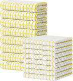 Kitinjoy Cotton 8 Pack Terry Kitchen Dish Cloths, 12 x 12 Inches Super Soft and Absorbent Dish Rags, Quick Drying Dish Towels for Washing Dishes, Mixed Color