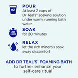 dr teals arnica body relief epsom salt soak 3 lbs magnesium pain relief bath