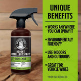 Grandpa Gus's Rodent Repellent Spray, Peppermint & Cinnamon Oil, Prevents Mouse/Rats from Nesting & Chewing on Wires, 16 fl oz (Pack of 1)