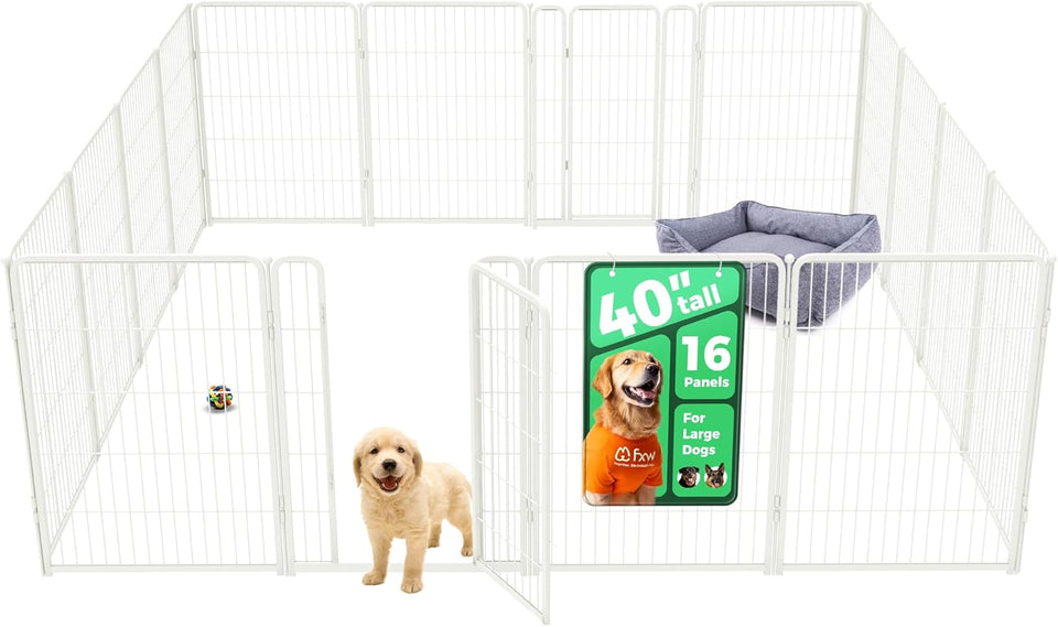fxw homeplus unleashed 24 inch 6 panels dog pen black patented