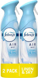 Febreze Air Effects Odor-Fighting Room Spray, 8.8oz, Aerosol Can, Linen & Sky Scent