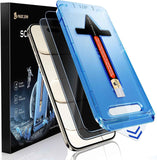 MAGIC JOHN 2 Pack for iPhone 17 Pro Max 6.9 inch Privacy Glass Screen Protector-[Anti-Spy] Auto Dust-Elimination, Bubble Free, Easy Installation, Daily Drop Protection