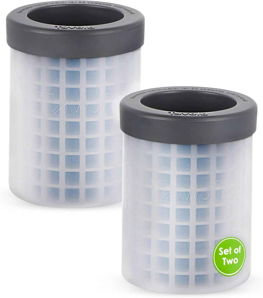 Tovolo mini ice cylinder squeeze and release set of 2, bpa-free plastic and silicone