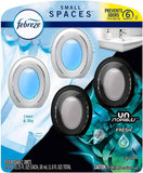 Febreze Bathroom Air Freshener, Odor-Fighting, Plug In Alternative, Air Fresheners for Home, Bathroom, & Kitchen, Closet Air Fresheners, Pet & Litter Box Odor Fighter, Refresh & Energize Scent, 4ct