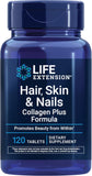 Life Extension Hair, Skin, & Nails- Collagen Plus, 120 Count