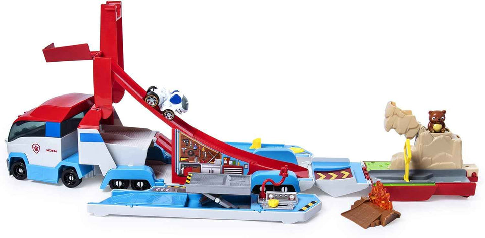 PAW Patrol 2-in-1 Launch'N Haul PAW Patroller transforming track set for True Metal die-cast vehicles
