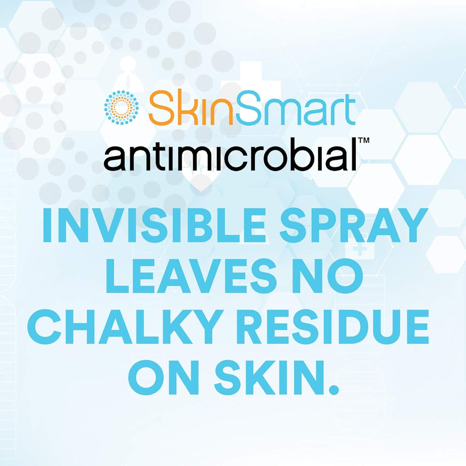 SkinSmart antimicrobial facial cleanser for breakouts and blemishes, with hypochlorous acid formula, 8 oz spray, gentle for all ages and skin types