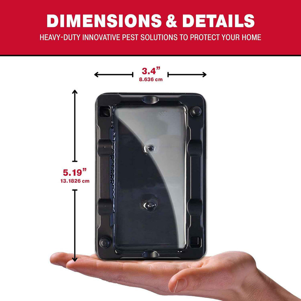 catchmaster 16pk mouse & insect glue traps, adhesive rodent & bug catcher for indoor pest control