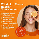 TruSkin Vitamin C Serum for Face - 2 fl oz - Anti Aging with Hyaluronic Acid and Vitamin E for Brightening and Hydration