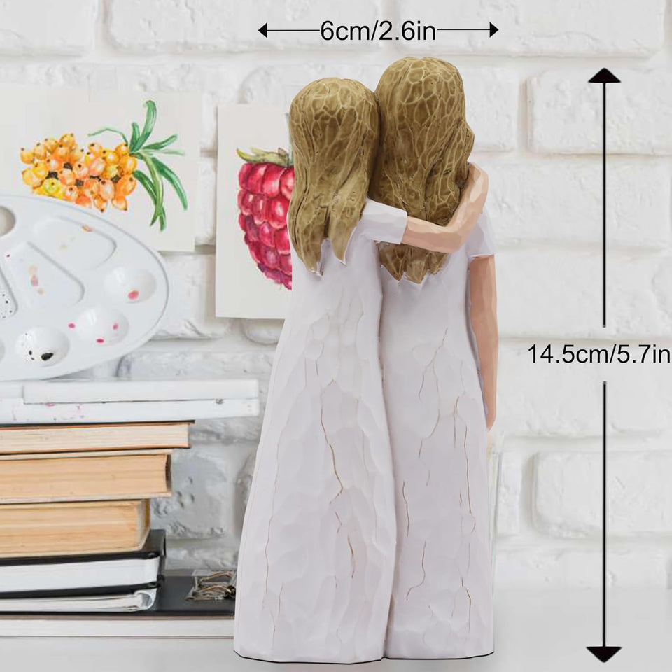 Mom Birthday Gifts from Daughter, Birthday Gift for Mom from Daughter, Valentines Day Gifts for Moms, Sculpted Hand-Painted Figurine