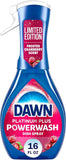 Frosted cranberry dawn 16 fl oz powerwash spray for dishes, effective grease remover with 3 cleaning boosters