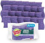 Scotch-Brite Odor Resist Non-Scratch Scrub Sponge, Dishwasher-Safe Kitchen Sponges that Resist Bacterial Odors, Multipurpose Dish Sponge for Gentle Cleaning, 6 Dish Sponges