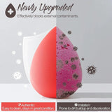 5-piece latex-free makeup sponge set for blending foundation, liquid, cream & powder, ultra-soft, vegan