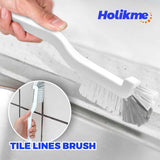 holikme 6-pack kitchen cleaning brush set eco-friendly green durable nylon bristles