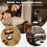 Magnetic Charger for iPhone 17 16 15-12 Series, Mag-Safe Phone Charger for iPhone and AirPods Charging Stand