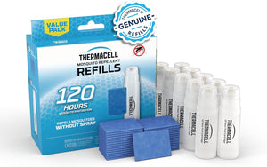 Thermacell Mosquito Repellent Refills; Provide 120 Hours of Protection; Contain 30 Repellent Mats, 10 Fuel Cartridges; Compatible with Any Fuel-Powered Mosquito Repeller Product