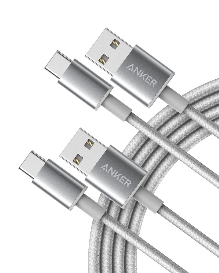 anker 2-pack usb a to usb c cable for iphone 17 series, samsung galaxy s10 and more (black, 3ft)