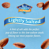 Blue Diamond Low Sodium Almonds, 100 Calorie Packs, 0.6 Ounce, Pack of 32, Lightly Salted, Snack Nuts