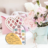 Things I Can Control Mental Health Decor, Acrylic Heart Gifts Mindfulness Decor for Therapy Office , School Counselor Sign Therapist Office Art Decorations for Therapist Office Living Room Bedroom