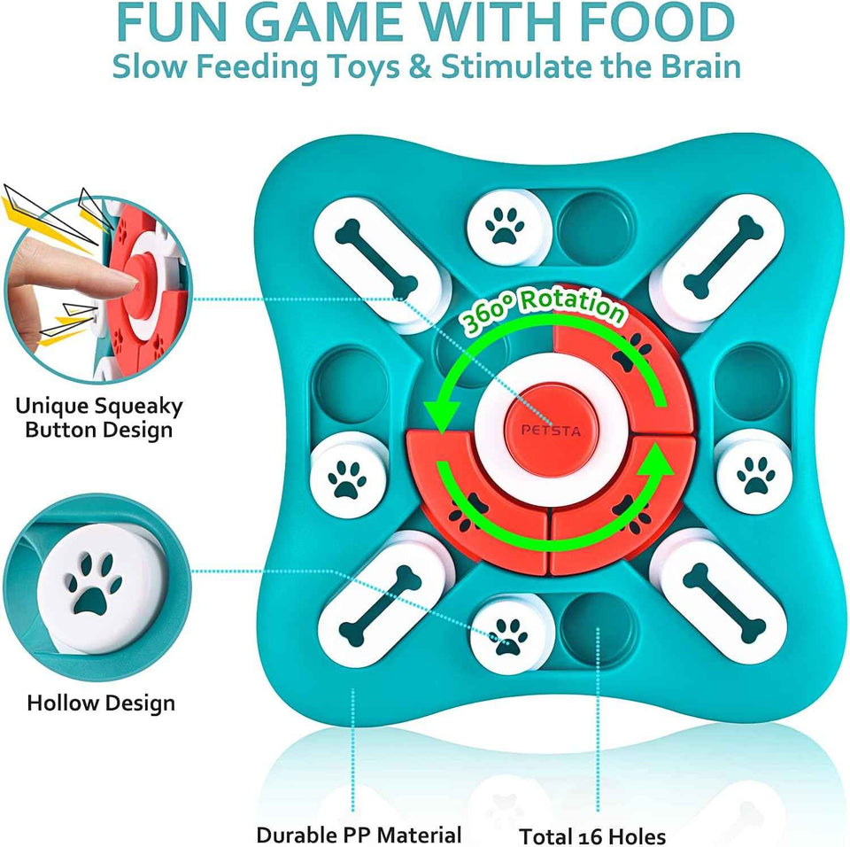 Dog Puzzle Toys - Interactive IQ Training Toys for Puppies, Cats, Dogs