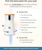 Furbo 360° Dog Camera with Subscription Required - Home Security & Dog Safety Alerts, 2-Way Speaker, Rotating Pet Treat Toss