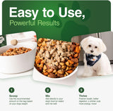 Iron Paws human-grade superfood powder for dogs dental health longevity hip joint gut allergies immune support skin coat 3.5 oz