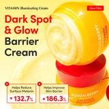 EQQUALBERRY Vitamin Illuminating Cream – Vitamin C & 5% Niacinamide + 3% TXA | Dark spots Cream | Ceramide Barrier Strength | Glowy, Lightweight Hydration (1.69 fl.oz / 50ml)