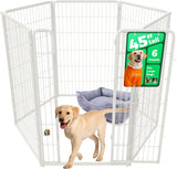 fxw homeplus unleashed 24 inch 6 panels dog pen black patented