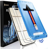 MAGIC JOHN 2 Pack for iPhone 17 Pro Max 6.9 inch Tempered Glass Screen Protector, Auto Dust-Elimination, Bubble Free, HD Clear, Easy Installation