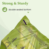 Lavender scented dog poop bags, 240 count, 13" x 9", leakproof, strong, and sturdy