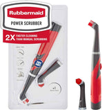 rubbermaid reveal power scrubber, cordless electric scrub brush for home, kitchen, bathroom, and tile cleaning