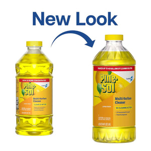CloroxPro Pine-Sol Multi-Surface Cleaner, All Purpose Cleaner, Lemon Fresh, 40 Fluid Ounces