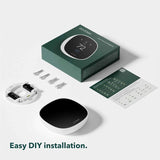 ecobee Smart Thermostat Essential - Energy Star Certified programmable Wi-Fi Thermostat - Works with Siri, Alexa, and Google Assistant