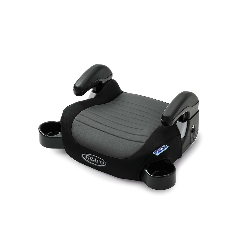 baby car seat booster on a white background