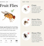 Wondercide Fruit Fly Traps 2-Pack, Indoor Fruit Fly Killer, Pet and People Safe, Made in USA, Plant Based, 5.4 oz