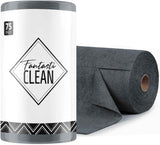 Fantasticlean Microfiber Cleaning Cloth Roll -75 Pack, Tear Away Microfiber Towels, 12" x 12", Reusable, Washable, Scratch Free, Ultra Absorbent Dishcloth for All-Around Cleaning Supplies (Pink)