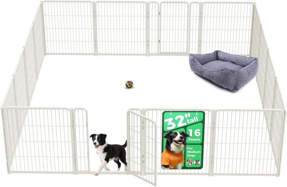 fxw homeplus unleashed 24 inch 6 panels dog pen black patented