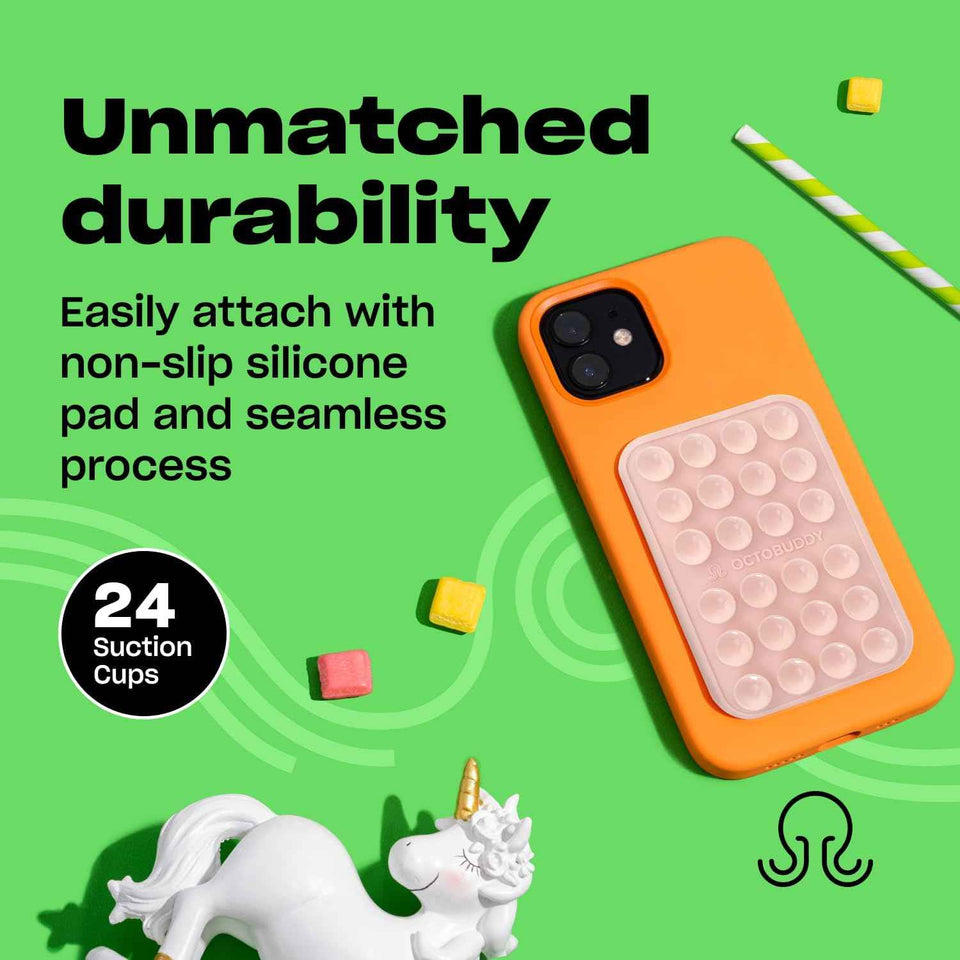 octobuddy-classic-silicone-suction-phone-case-adhesive-mount-hands-free-strong-grip-holder-for-selfies-and-videos-compatible-with-iphone-and-android-in-chalk-pink-2-25-x-3-25