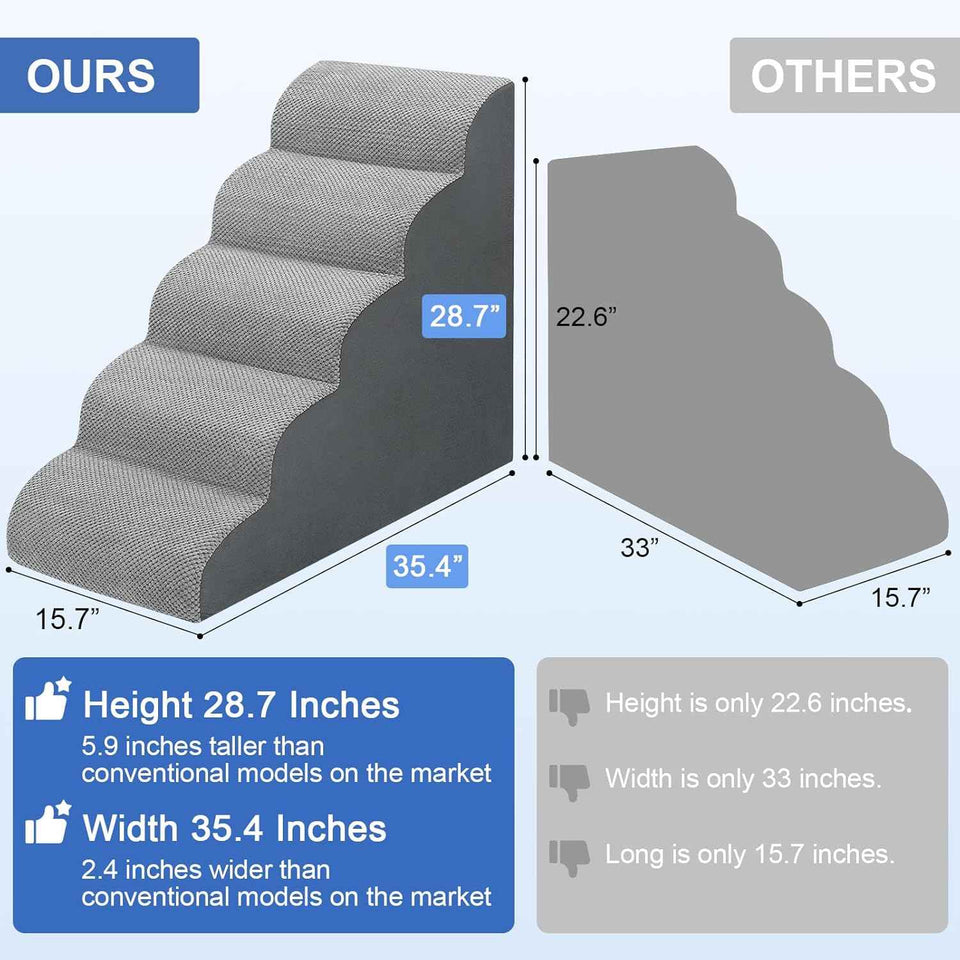 dog-stairs-for-grey-bed-with-5-step-ramp-for-small-dogs-and-cats