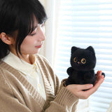 Ditucu Cat Stuffed Animals Cute Soft Plush Dolls Small Plushies Toys Gifts for Kids Grey 6 inch