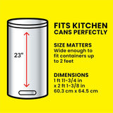Glad ForceFlex Tall Kitchen Trash Bags, 13 Gallon, Fresh Clean, 140 Count (Package May Vary)