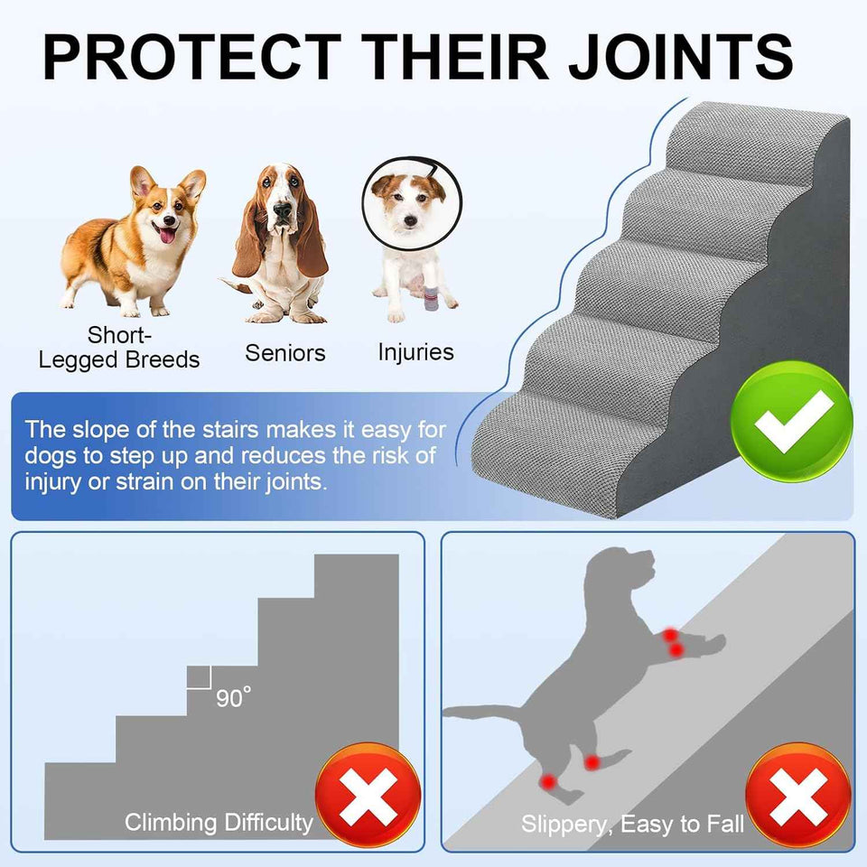 dog-stairs-for-grey-bed-with-5-step-ramp-for-small-dogs-and-cats