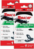 Tomcat Rat Snap Trap, 1 Rat Size Trap - Reusable - Effectively Kill Rats - Ideal for Home and Farm Use