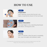 Medicube Zero Pore Blackhead Mud Facial Mask, Korean, AHA, BHA, PHA, 3-minute quick dry formula, 3.52 oz, blackhead removal, pore tightening