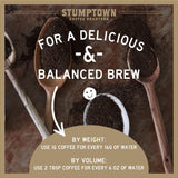 Stumptown Coffee Roasters medium roast whole bean coffee, 100% Arabica, 12 oz, Hair Bender flavor notes citrus dark chocolate