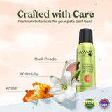 pawfume dog perfume spray, 1-pack, hypoallergenic, alcohol-free, detangling formula, moisturizing pet cologne