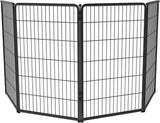 FXW Homeplus Unleashed Indoor Dog Playpen - Stress-Free and Safe Play, Heavy Duty 24 Inch 6 Panels Dog Pen for Puppy and Small Dogs, Black│Patented