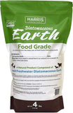 HARRIS Diatomaceous Earth Food Grade, 4lb with Powder Duster Included in The Bag